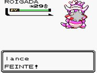 une photo d'Ã©cran de Pokemon Or sur Nintendo Game Boy Color